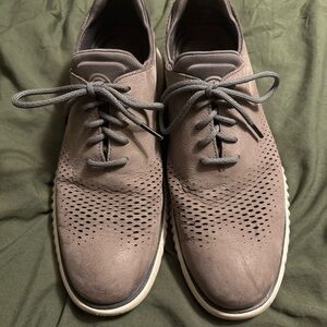 Cole Haan Men's Gray Oxfords Size 9.5 M